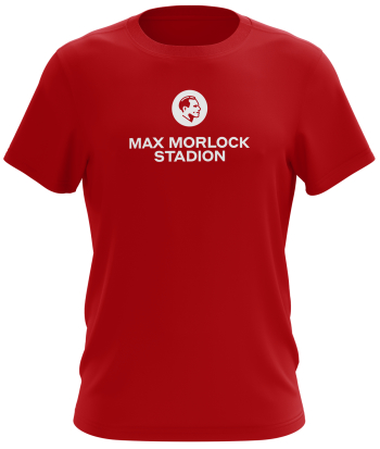T-Shirt | unisex | basic | rot | Max Morlock Stadion