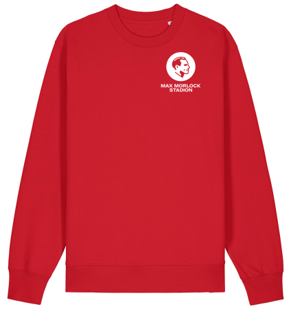 Sweatshirt | unisex | dezent | rot | Max Morlock Stadion