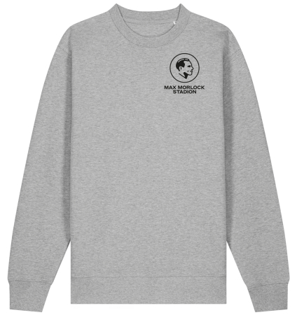 Sweatshirt | unisex | dezent | heather-schwarz | Max Morlock Stadion