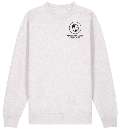 Sweatshirt | unisex | dezent | cool-heather-schwarz | Max Morlock Stadion