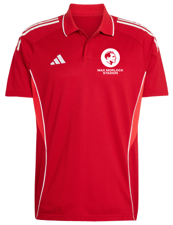 Polo adidas | rot - Max Morlock Stadion