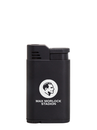Feuerzeug | Metall | nachfüllbar | schwarz | Max Morlock Stadion