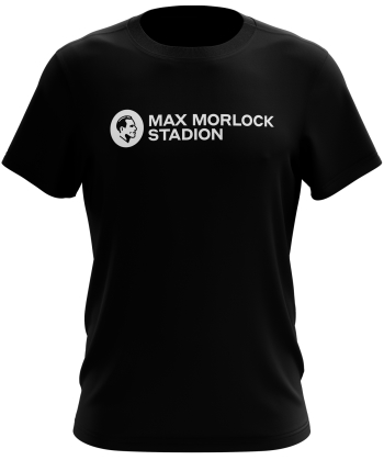 T-Shirt | unisex | horizont | schwarz | Max Morlock Stadion