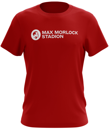 T-Shirt | unisex | horizont | rot | Max Morlock Stadion