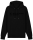 Hoodie | unisex | logo hori | schwarz-schwarz | Max Morlock Stadion