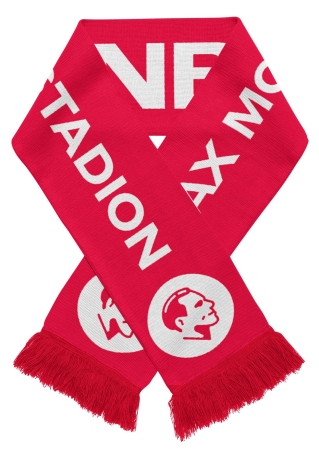 HD Jaquardschal / Strickschal | rot | Max Morlock Stadion Nürnberg