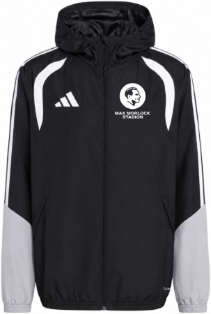 Allwetterjacke adidas | schwarz - Max Morlock Stadion
